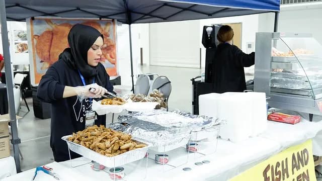 A halal food festival celebrating the community’s diversity.